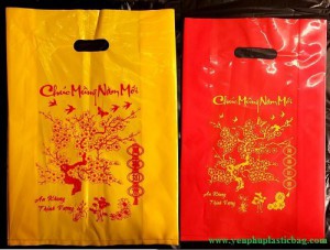 Túi nilon chúc mừng năm mới 